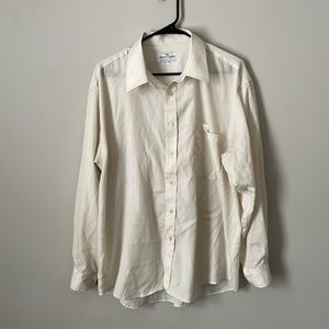 Vintage cream colored button up - very soft!
